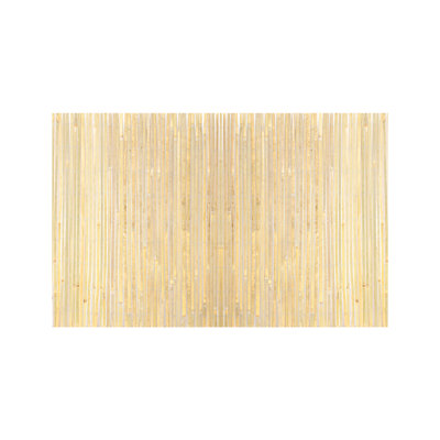 Clôture naturelle à lattes, traitée à la chaleur pour les bords imperméables et sablés à la main, facile à installer sur la balustrade, bonne clôture de décoration murale de 16 pi de long, séchée à l'air, rouille, clôtures et décorations extérieures idéales