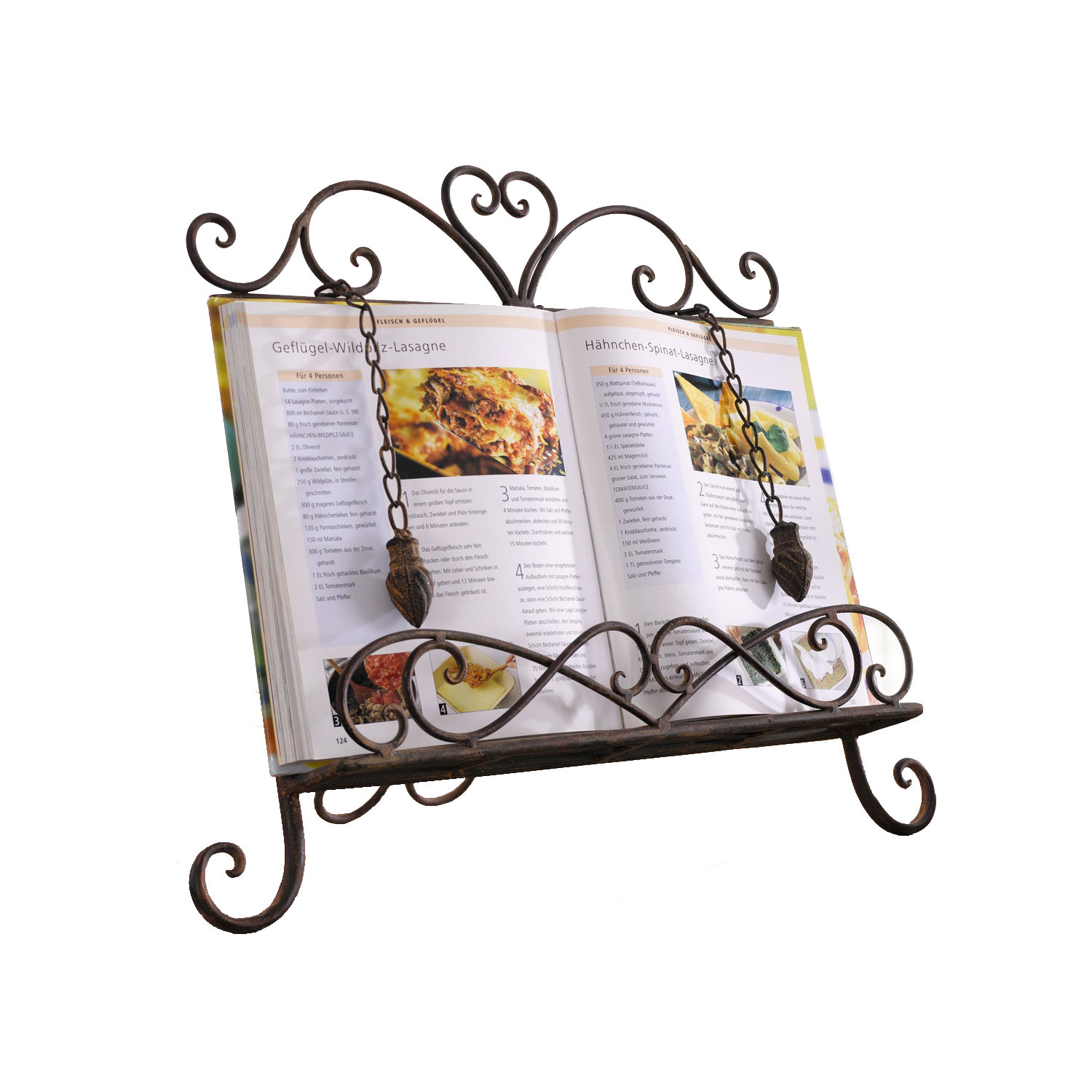 Antique Pier Surplus 13.75'' H Metal Book Stand