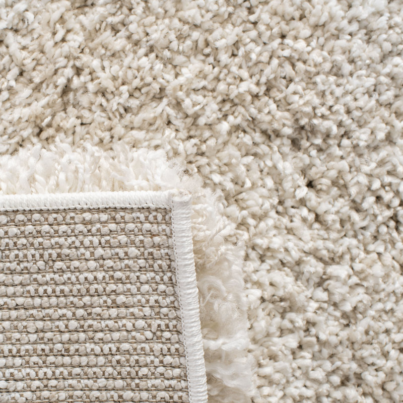 Mirabal Royal Shag Performance Solid Color Rug, Runner 2'2" x 8'