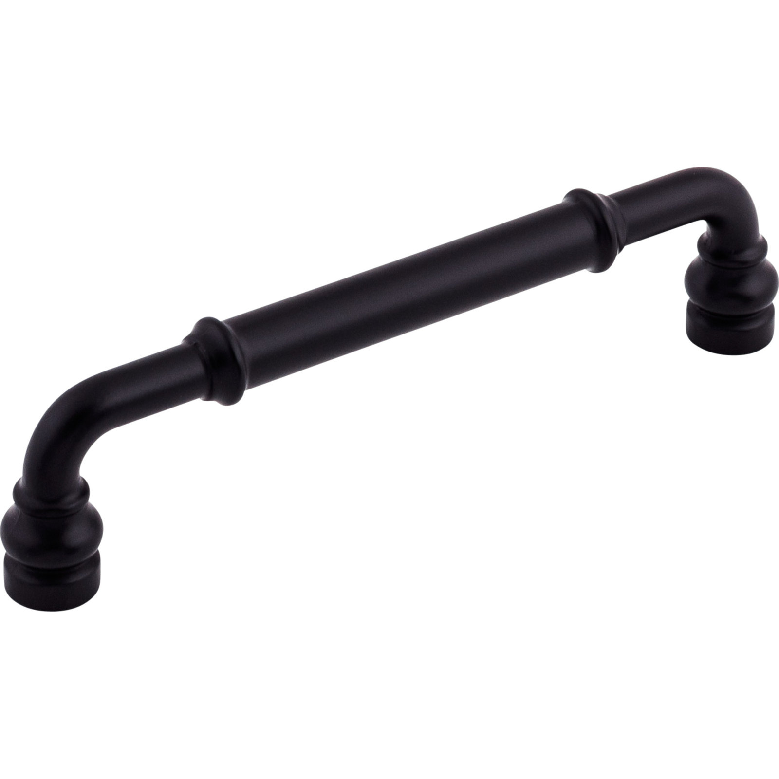 Brixton Bar Pull, Flat Black, 5 1/16" Center to Center