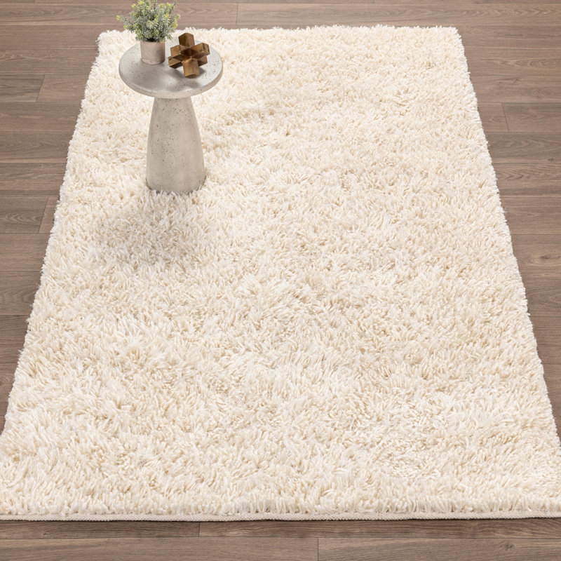 Surrey Handwoven Wool Blend Area Rug, Rectangle 5' x 8'