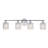 Frances Iron/Chevron Pattern Glass Farmhouse Cottage LED Vanity Light-573763399