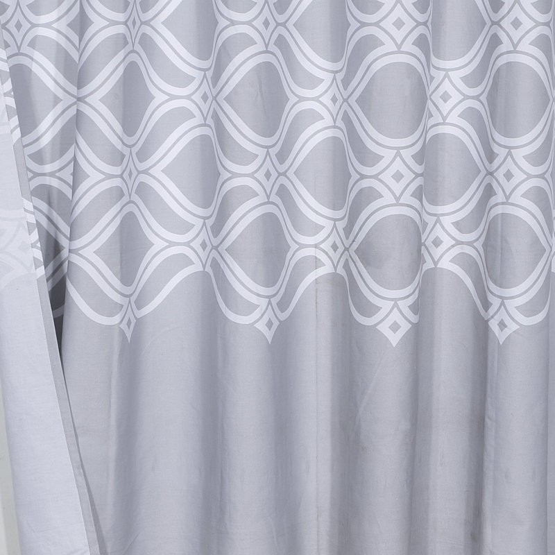 Simple géométrique 100% coton Avuyer, gris