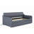 Twin Size Upholstery DayBed with Trundle &amp; USB Charging - No Box Spring Needed, Durable Frame
