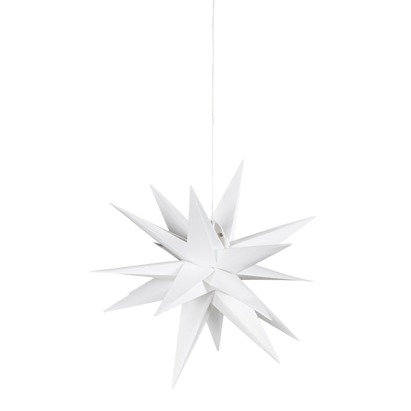 Battery Powered Outdoor Lantern, 17.75'' H x 13.75'' W x 17.75'' D