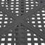 Outdoor Modern Aluminum Dining Table With Woven Accents