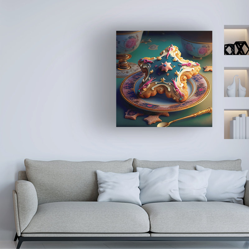 Art sur toile de Sasha Delphine's Bakery, H 14 po x l 14 po