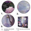 Purple Hydrangea Enchanted Garden - Floral Wall Decor-2059242111-2059242106