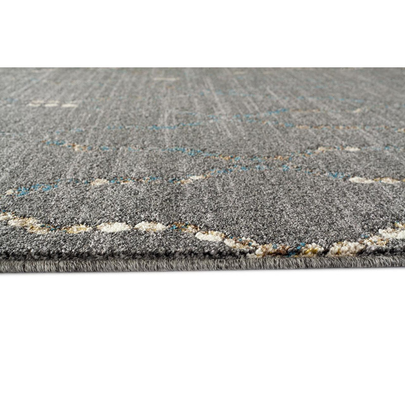 Tapis d'intérieur / extérieur gris Lissette, 2 pi x 3 pi 4 po