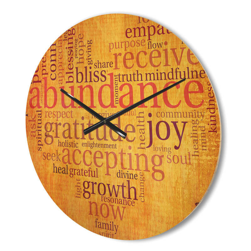 Horloge murale Abondance, Petit