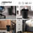 1.3 Gallon Trash Can Metal Wastebaskets Waste Basket Recycling Garbage Container Bin for Home Office