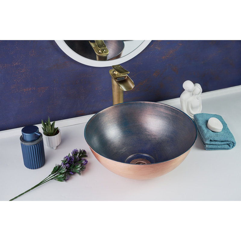 Handmade Hammered Copper Kitchen Sink – Pure Solid Copper by ALFIQ
