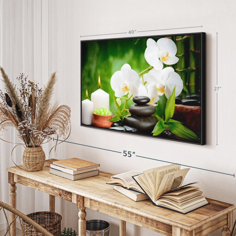 Spa Canvas Print, 27" H x 40" W