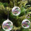 8cm Handmade Solid Colour Glass Furniture Bauble