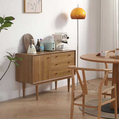 Antique Buffet In Oak Color