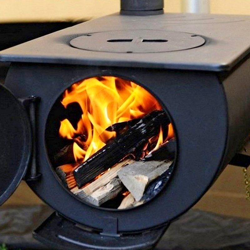 Orion Portable Tri-Pod Tent Stove in Black