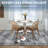 Washable Rugs Area Rugs for Living Room, Vintage Blue Floral Bedroom Rugs Indoor Accent Large Carpet Table Soft Non Slip Retro Floor Cover-644784152