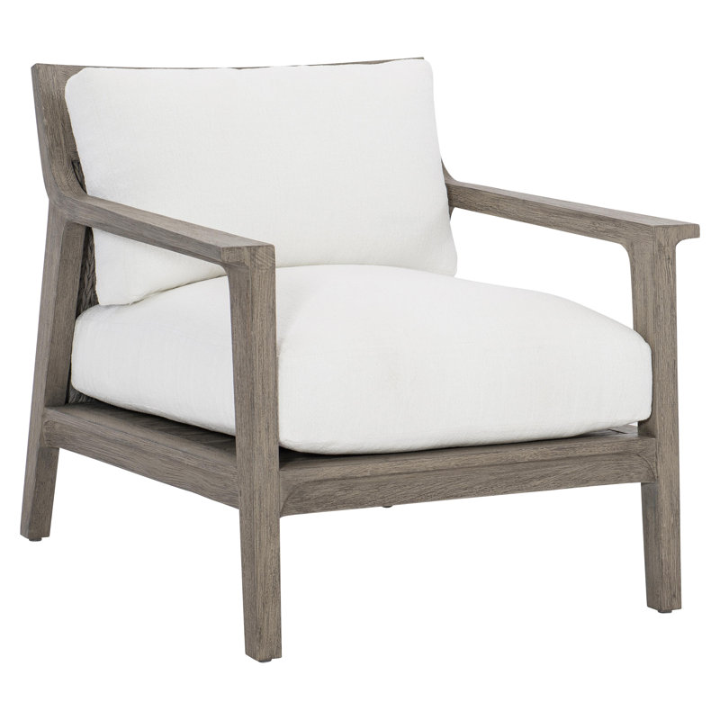 Ibiza Patio Chair with Cushions, White Sunbrella 6063-000