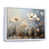 Cadre flottant blanc