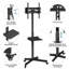 Symple Stuff Single Screen Floor Stand Mount