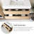 Wall-Mounted Bathroom Vanity With Integrated Solid Surface Basin-1276554755