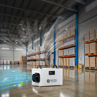 Déshumidificateur commercial de 235 pintes avec déshumidificateur de vide sanitaire pour pompe pour sous-sol avec tuyau de drainage, unité de restauration des dégâts d'eau, idéal pour des chantiers industriels et de travaux jusqu'à 8 000 pieds carr