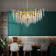 Eckhardt Modern Chandelier Crystal Light, Luxury Crystal Pendant Light, Dimmable Round Crystal Pendant（silver 80cm）-1951694653-1951694652
