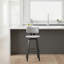 Tabouret de bar pivotant en bois de 66 cm