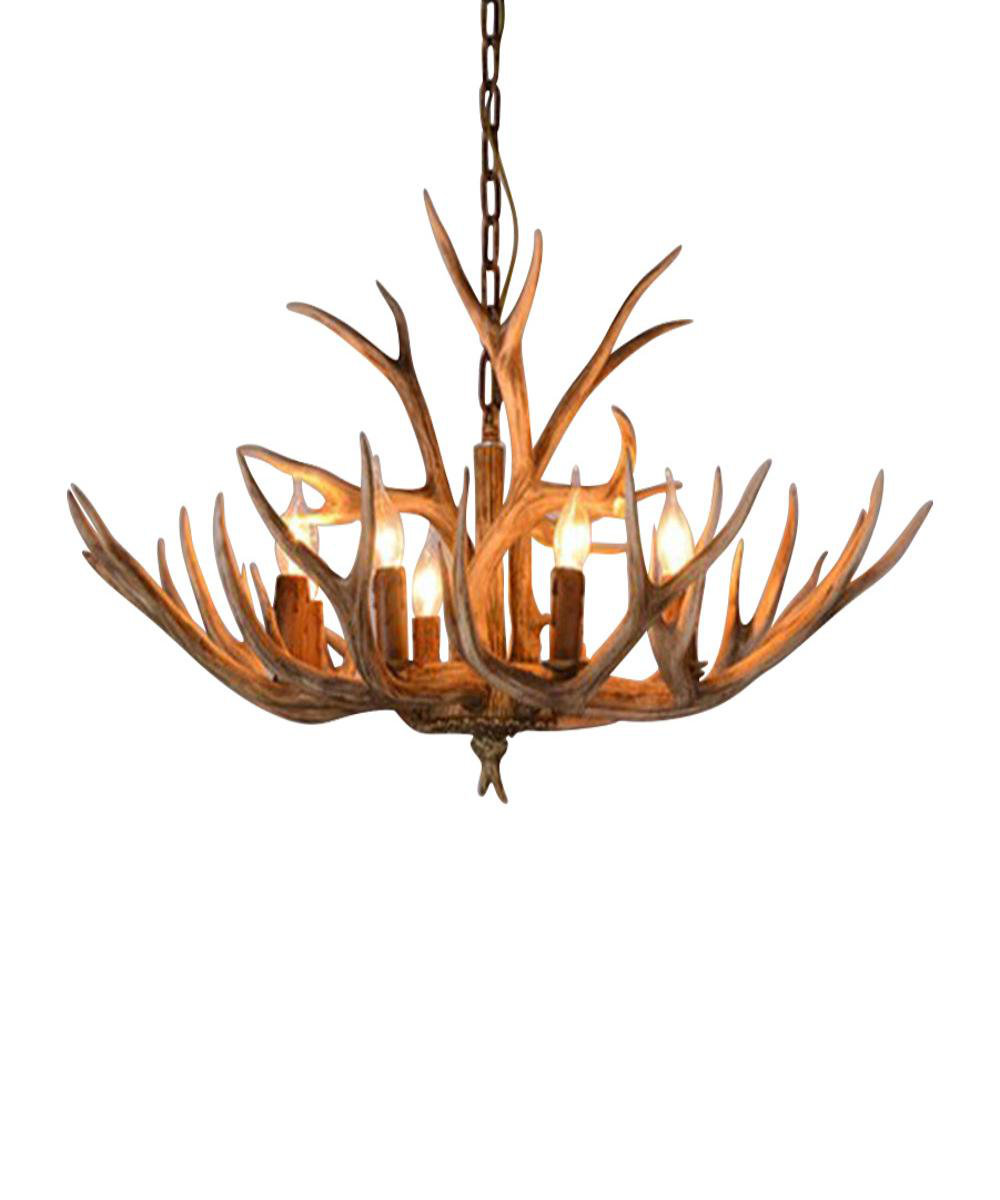 Millwood Pines Escher Retro Antler Resin Chandelier Countryside Pendant Light & Reviews | Wayfair