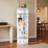 Rotating Shoe Rack Tower, 8-Tier Spinning Storage Rack, Free Standing 360° Revolving Shoe Organizer, Holds 32 Pairs Of Shoes (8-Tier,White)