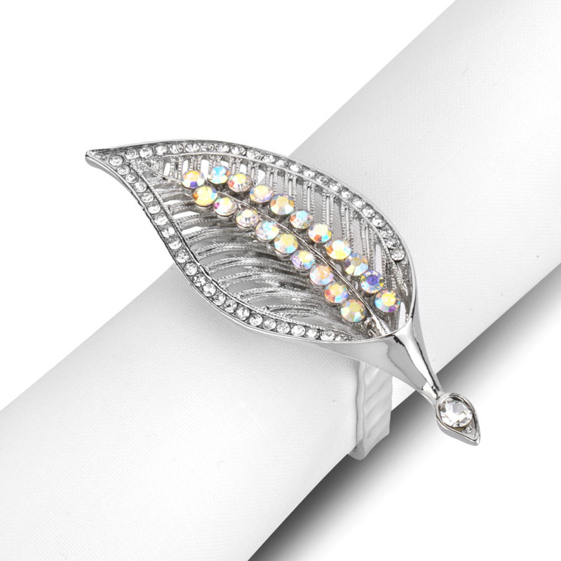 Metal Napkin Ring, Silver