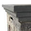Foyer extérieur rectangulaire 50 000, en oxyde de magnésium, aspect pierre, 54,57 po (l) x 25,62 po (p) x 17,26 po (h), aucun assemblage requis, en béton, gris.