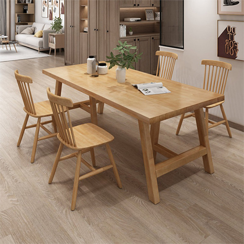 Ensemble de table en bois massif de haute qualité, H 29,52 po x L 70,86 po x l 31,49 po