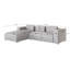 Modern L-Shape Corner Sofa Alster Made of Luxurious Microfibre with Soft Seat-70307535