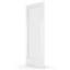 Porte intérieure en bois massif apprêté blanc Shaker, 1 panneau, 76,2 cm x 203,2 cm x 3,5 cm. L'emballage contient un panneau de porte.-136923778