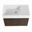 Armoire de salle de bain 30 po avec lavabo, portes à fermeture douce, fixation flottante, pour petite salle de bain-120329975