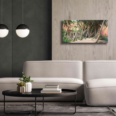 «Island House» par Art Fronckowiak - peinture sur toile tendue