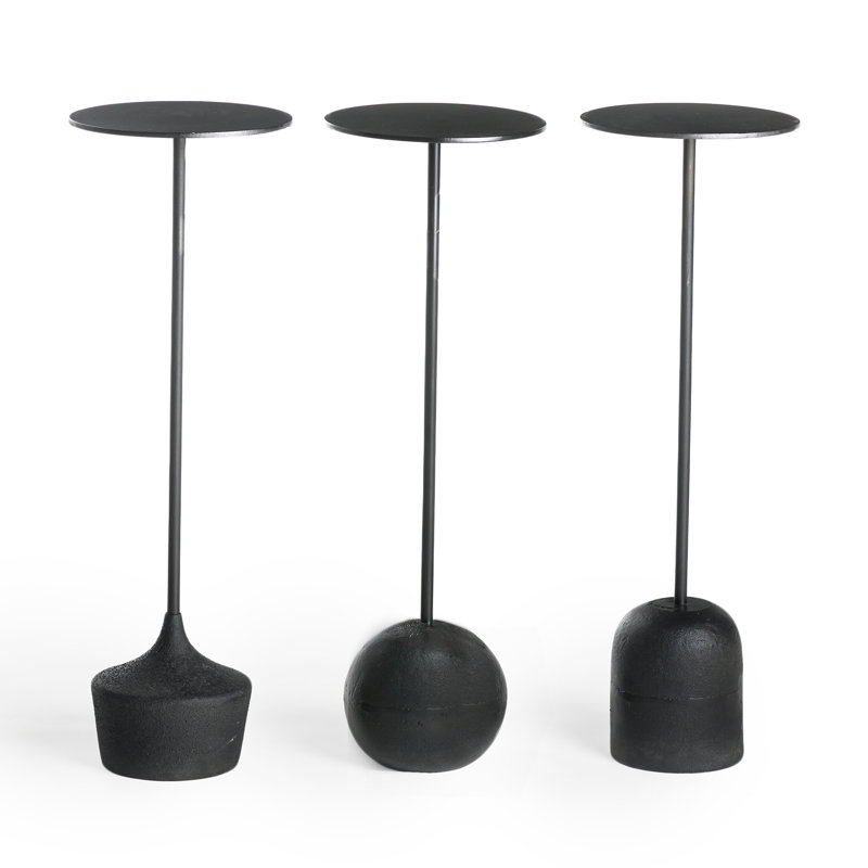 Caramia Steel Top End Table Set