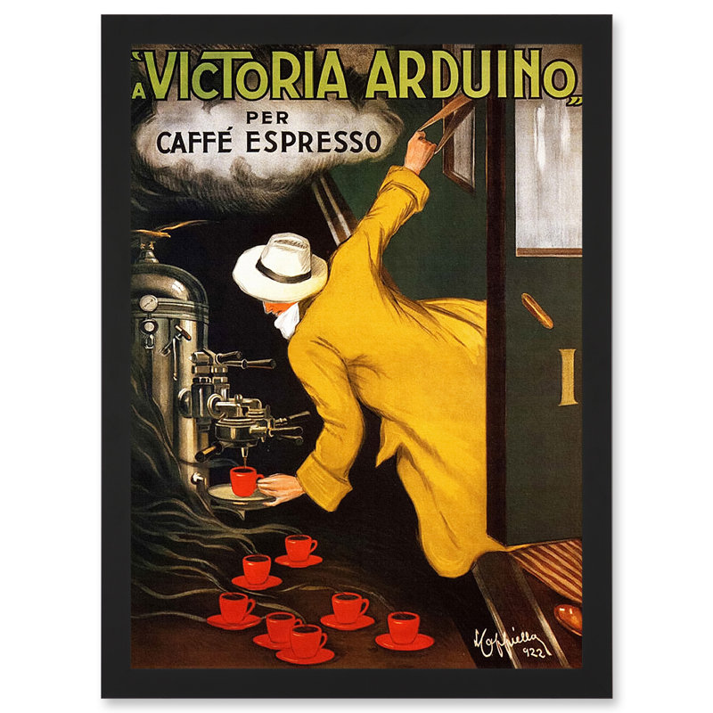 1922 Advert Coffee Espresso Victoria Arduino by Leonetto Cappiello - Single Picture Frame Painting