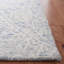 Tapis floral bleu / ivoire en laine / coton touffeté à la main Greisofe-1879792161