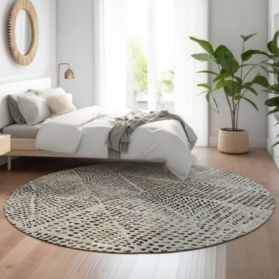 Premium Machine Washable Cerrito AMF591 Gray Rug