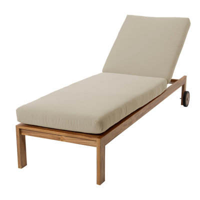 Venice Outdoor Teak Chaise Lounge