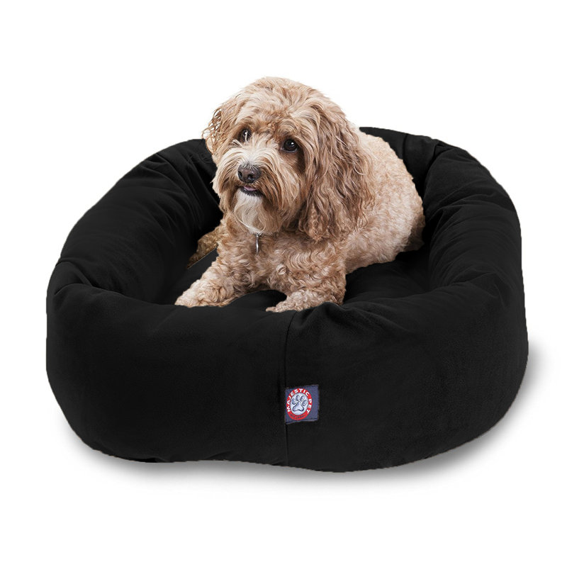 Extra Large Black Waterproof Orthopedic Elevated Pet Bed