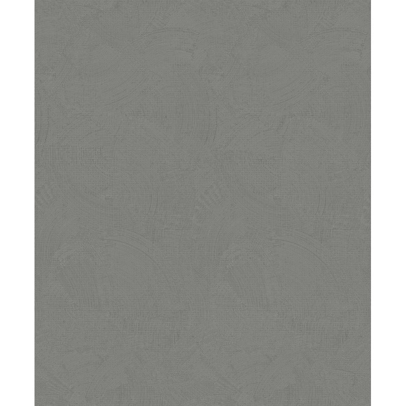 Zen Collection Abtract Non-Woven Metallic Wallpaper Roll, Gray
