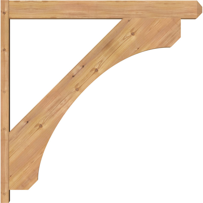 Legacy Craftsman Perspectives, P 24 po x H 24 po, Cèdre rouge de l'Ouest l 5 1/2 po (lisse)