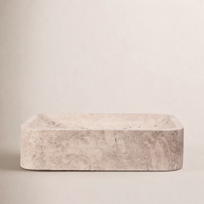 Ojinaga Marble Rectangular Vessel Sink