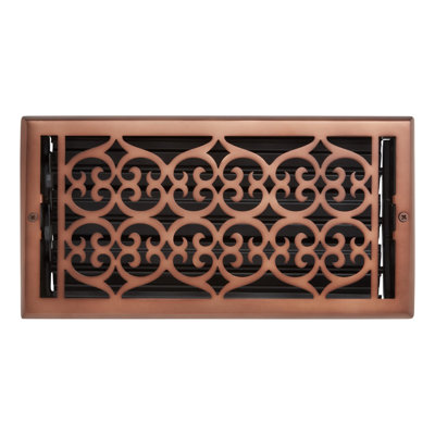 Old Victorian Steel Oversized Wall Register