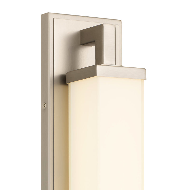 34-Inches Brushed Nickel Bathroom Vanity Bar With Integrated Led - Energy-Smart Maintenance-, 2380 Lumens 25W, Dual Mount For Different Styles, 3 Color Temperature Selectable, Dimmable, Easy