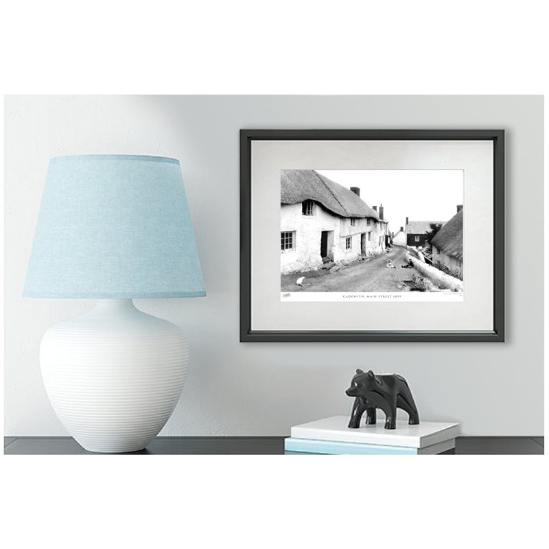 Cadgwith, Main Street 1899 - Single Picture Frame Print, 45cm H x 60cm W x 2.3cm D