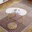 Table basse avec pieds en bois massif